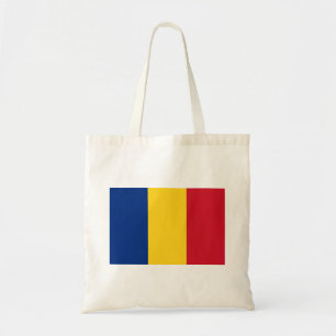 Roemeense vlag tote bag