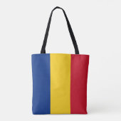Roemeense vlag tote bag (Achterkant)