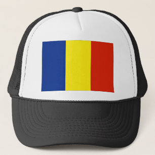 Roemeense vlag trucker pet