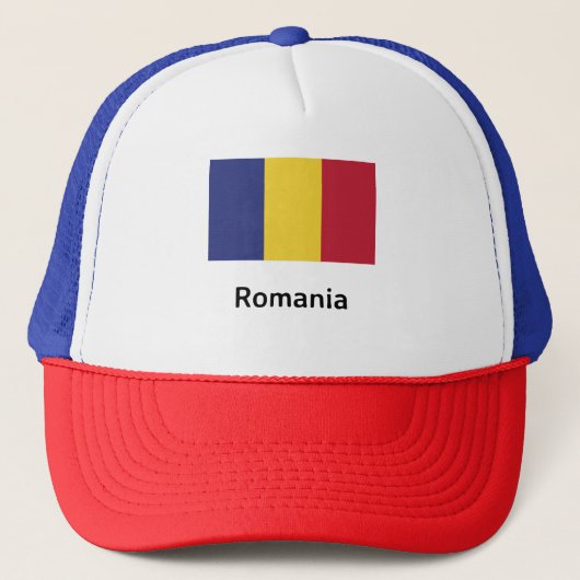 Roemeense vlag trucker pet (Voorkant)