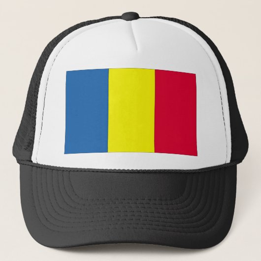 Roemeense vlag trucker pet (Voorkant)
