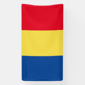 Roemeense vlag van Roemenië aangepaste banner teke (Verticaal)