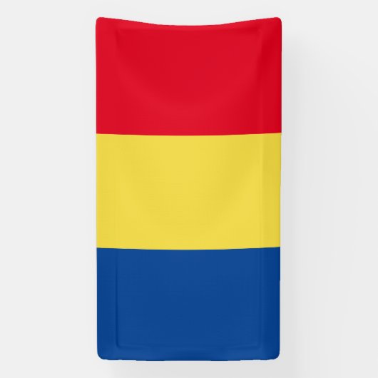 Roemeense vlag van Roemenië aangepaste banner teke (Verticaal)
