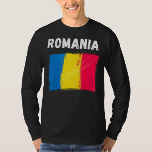 Roemeense vlag vlag Vlag Holiday T-shirt