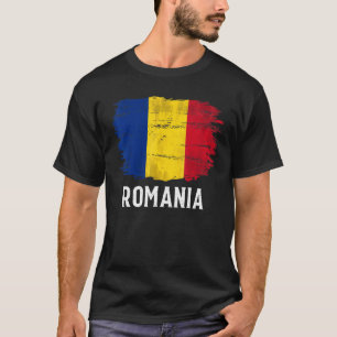 - roemeense vlag voor roemenië t-shirt