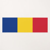 Roemeense vlag yogamat (Voorkant (horizontaal))