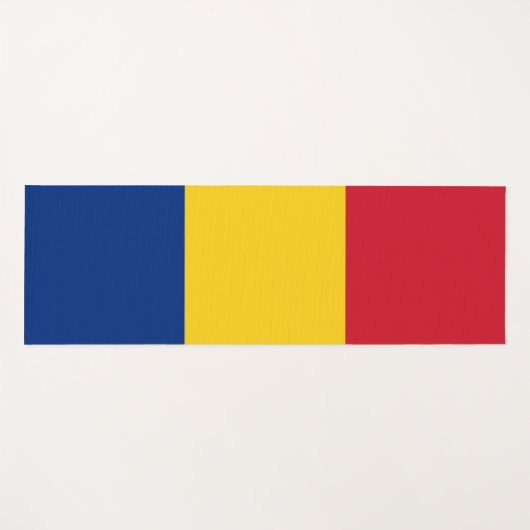 Roemeense vlag yogamat (Voorkant (horizontaal))
