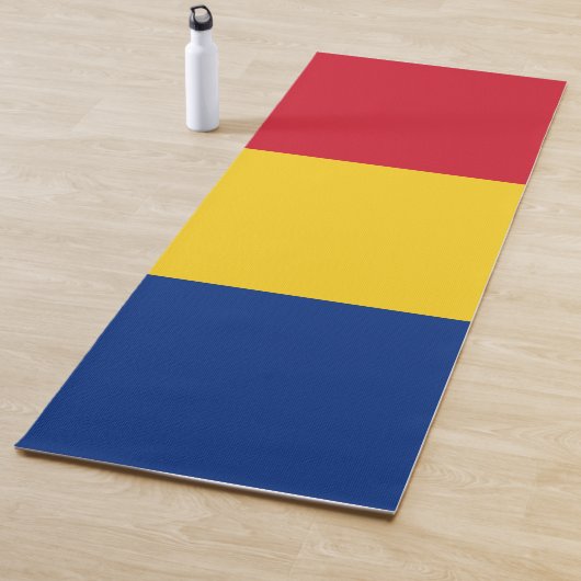 Roemeense vlag yogamat (In situ)