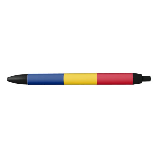 Roemeense vlag zwarte inkt pen (Voorkant)
