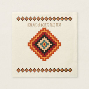 Roemeense volkskunst - etnische motieven servetten