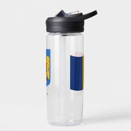 Roemeense wapenmunt, vlag, Roemenië Waterfles (Links)