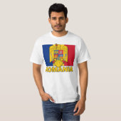 Roemeense wapenschild t-shirt (Voorkant volledig)