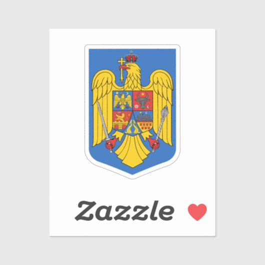 Roemeense wapenstilstand sticker (Vel)
