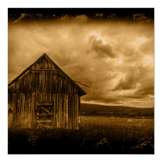 roemeense westerne boerderijboerderij perfect poster (Voorkant)