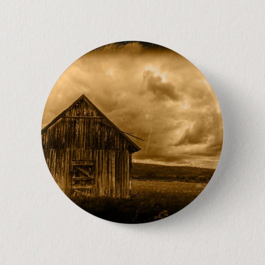 roemeense westerne boerderijboerderij ronde button 5,7 cm (Voorkant)