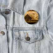 roemeense westerne boerderijboerderij ronde button 5,7 cm (In situ)