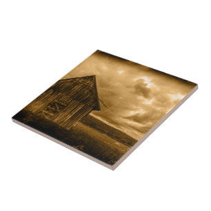 roemeense westerne boerderijboerderij tegeltje