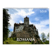 Roemenië 2024 Twee pagina's grote kalender, wit Kalender (Hoes)