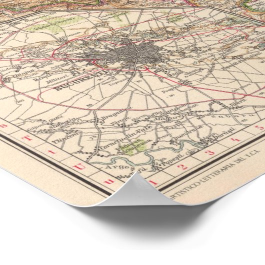 Roemenië 7980 poster (Hoek)