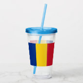 Roemenië Acryl Drinkbeker (Achterkant)