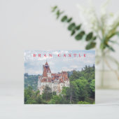 Roemenië Bran Castle uitzicht briefkaart (Staand voorkant)