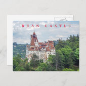 Roemenië Bran Castle uitzicht briefkaart (Voorkant / Achterkant)