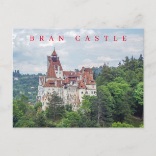 Roemenië Bran Castle uitzicht briefkaart