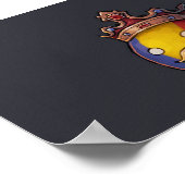 Roemenië Countryball Poster (Hoek)