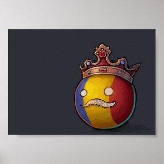 Roemenië Countryball Poster