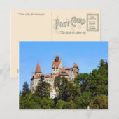 Roemenië, Dracula's kasteel, Bran, Transsylvanië, Briefkaart (Voorkant / Achterkant)