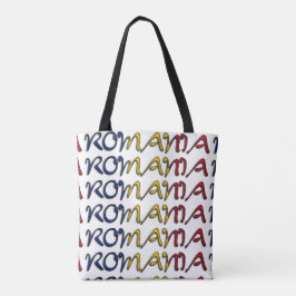 Roemenië: Europese vlag Tote Bag