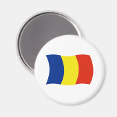 Roemenië Flag Magnet (Voorkant / Achterkant)