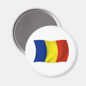 Roemenië Flag Magnet (Voorkant / Achterkant)