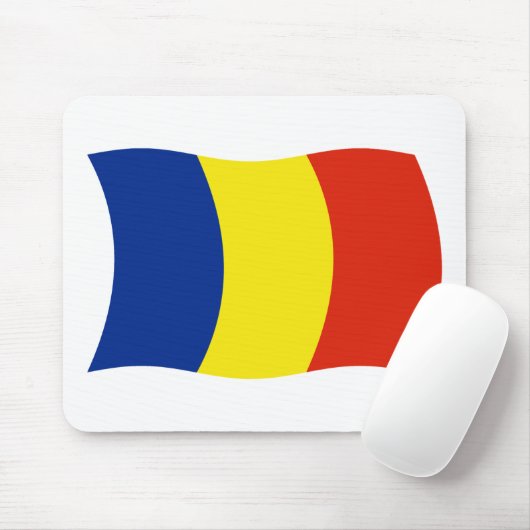 Roemenië Flag Mousepad Muismat (Met muis)