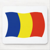 Roemenië Flag Mousepad Muismat (Voorkant)