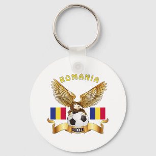 Roemenië Football Design Sleutelhanger