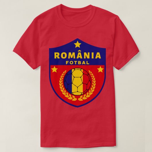 Roemenië Fotbal T-shirt (Design voorkant)