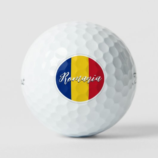 Roemenië Golf Balls, vlaggolfers / patriotten Golfballen (Voorkant)