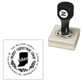 roemenië indiana merry kerstmis rubberstempel (Gestempeld)