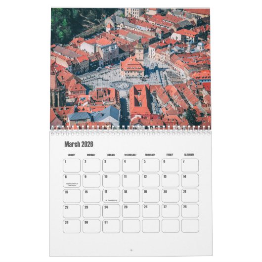 Roemenië Kalender (Mar 2026)