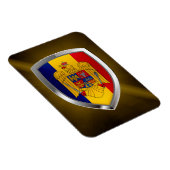 Roemenië Metallic Emblem Magneet (Rechterzijde)