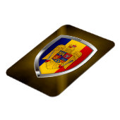 Roemenië Metallic Emblem Magneet (Linkerzijde)