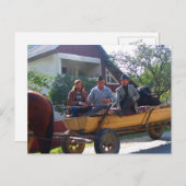 Roemenië, Moldova, de avond zet om Briefkaart (Voorkant / Achterkant)