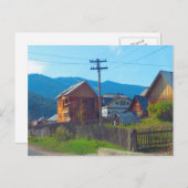 Roemenië, Moldova, Landbouwdorp Briefkaart (Voorkant / Achterkant)