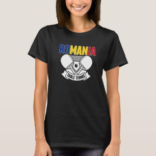 Roemenië Ping Pong Roemeense Tennis Support T-shirt