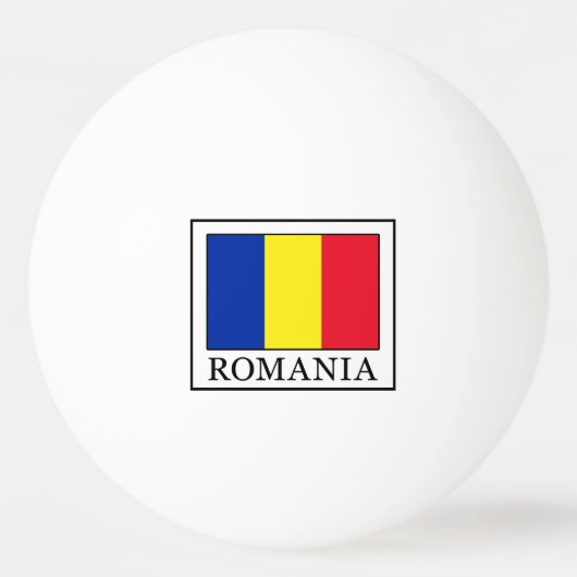 Roemenië Pingpongbal (Voorkant)