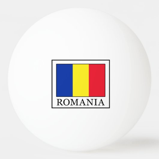 Roemenië Pingpongbal (Voorkant)