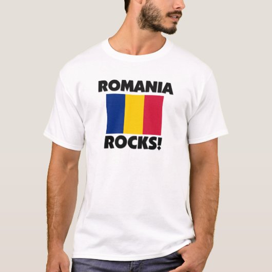 Roemenië Rocks T-shirt (Voorkant)