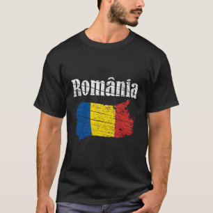 Roemenië Roemeens Vlag Graphic Roemenië Liefde T-shirt