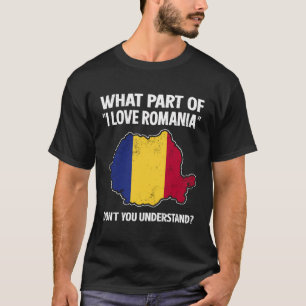 roemenië roemeense roots roemeens erfgoed trots ka t-shirt